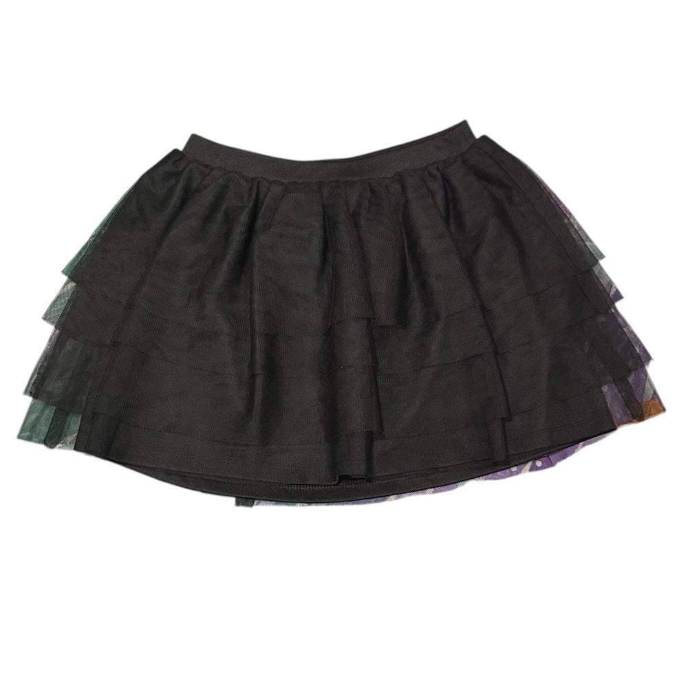Circo Black Mesh Kid’s Skirt
